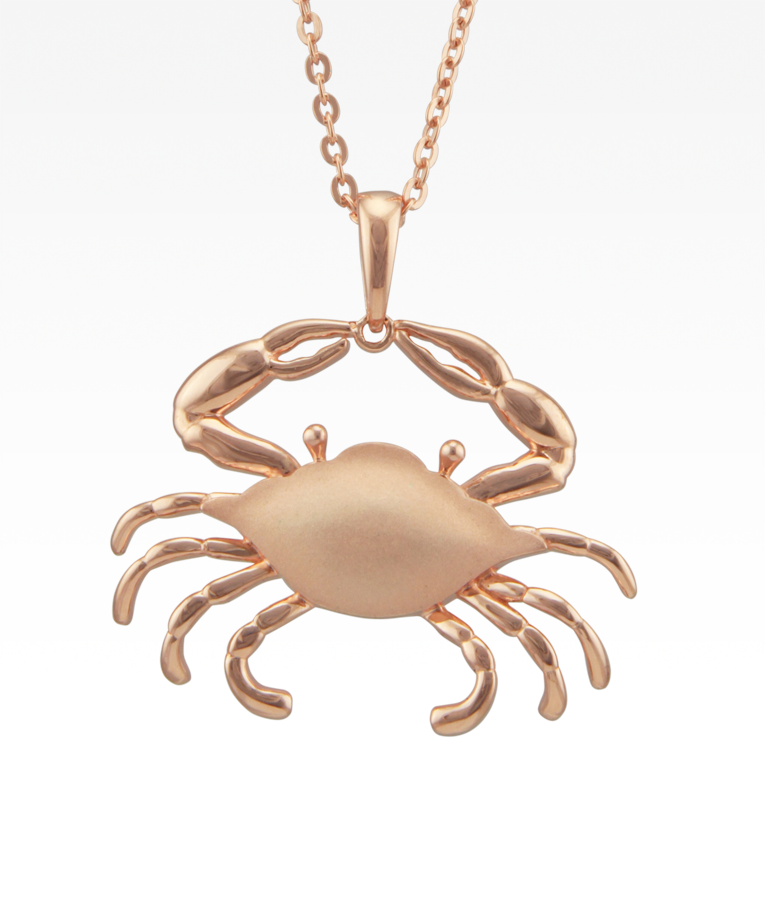 14K Gold Plated 925 Crab Necklace; Necklace with offers Crab; Gold Crab; Sterling Crab Necklace; Gold Lobster Pendant, Easy On Infinity Clasp Close