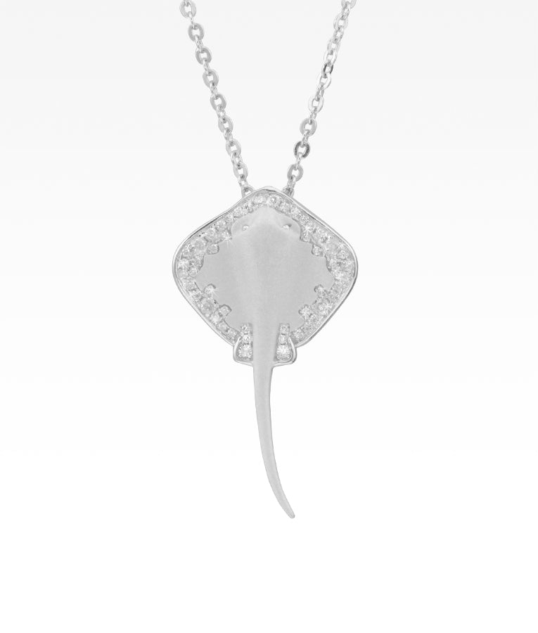 Satin Stingray Necklace