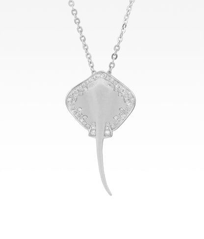 Satin Stingray Necklace